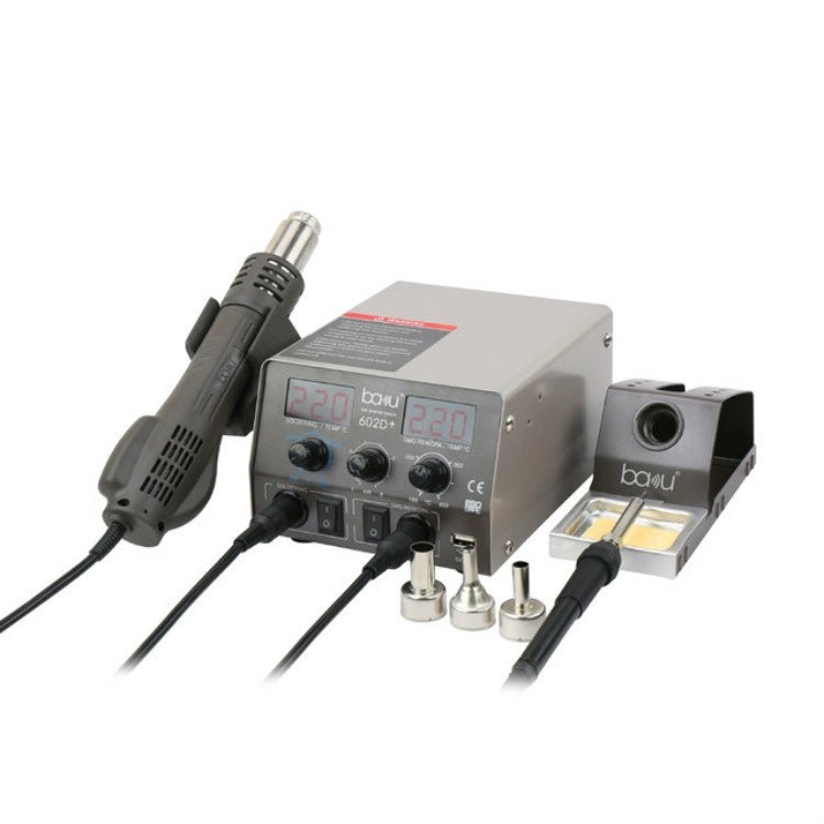 BAKU BA - 602D+ Welding Station Set Dual Digital Display Mobile Phone Repair Tin Welding Tool, EU Plug, US Plug - ORIWHIZ