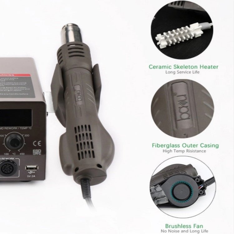 BAKU BA - 602D+ Welding Station Set Dual Digital Display Mobile Phone Repair Tin Welding Tool, EU Plug, US Plug - ORIWHIZ