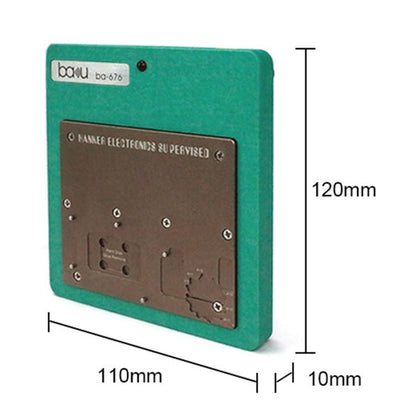 BAKU BA - 676 110V - 120V Multifuntional PCB IC Glue Remove Thermostatic Heating Platform for iPhone X / XS / XS Max / 11 / 11 Pro / 11 Pro Max, CN Plug, CN Plug - ORIWHIZ