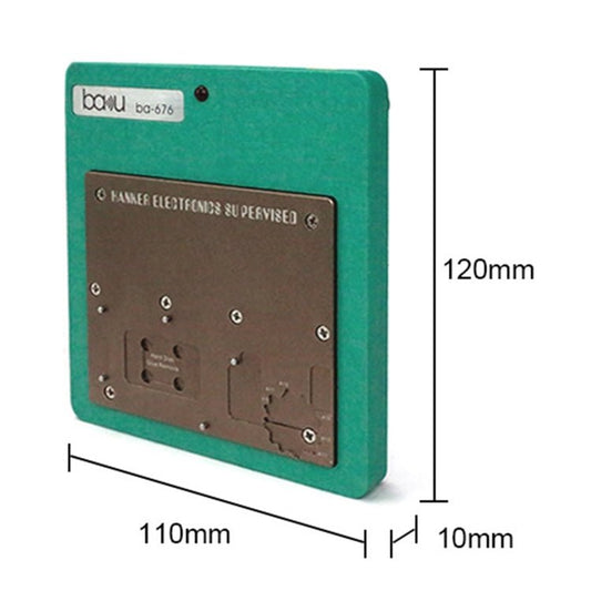 BAKU BA - 676 110V - 120V Multifuntional PCB IC Glue Remove Thermostatic Heating Platform for iPhone X / XS / XS Max / 11 / 11 Pro / 11 Pro Max, CN Plug, CN Plug - ORIWHIZ