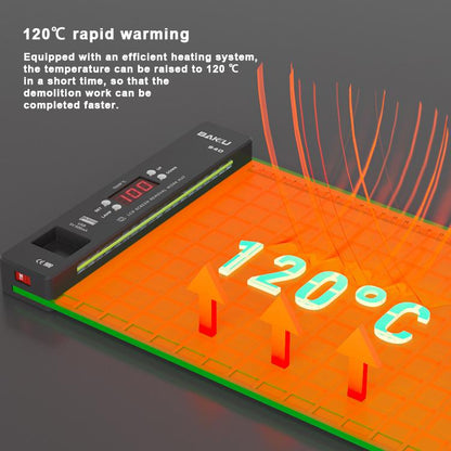 BAKU BA - 940 16 - inch LCD Screen Removal Work Mat With Heating System and Dust Lighting, US Plug, EU Plug - ORIWHIZ