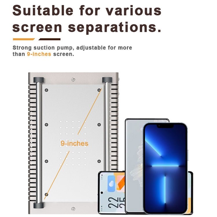 BAKU BA - 948E Mobile Phone Liquid Crystal Separation Machine Flat Display Separator Heating Board, BA - 948E 110V, BA - 948E 220V - ORIWHIZ