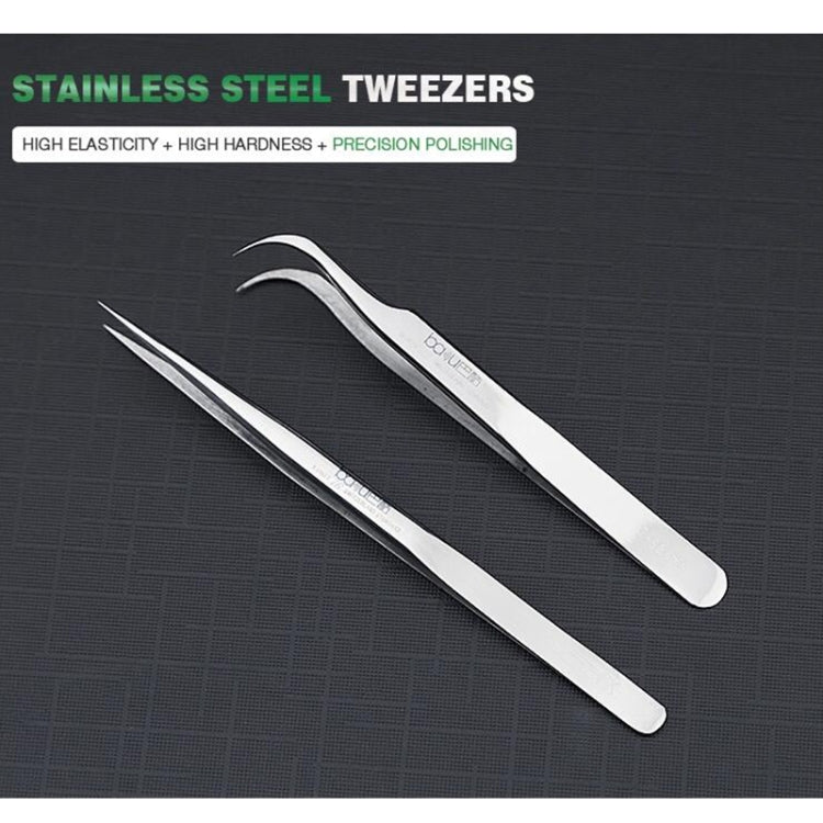 BAKU BA - i6 - 7 - sa Stainless Steel Curved Tweezers, BAKU BA - i6 - 7 - sa (Curved ) - ORIWHIZ