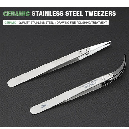 BAKU BA - I7 - 72MZ Stainless Steel Straight Tweezers, BAKU BA - I7 - 72MZ(Straight) - ORIWHIZ