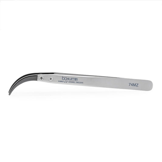 BAKU BA - I7 - 74MZ Stainless Steel Curved Tweezers, BAKU BA - I7 - 74MZ (Curved ) - ORIWHIZ