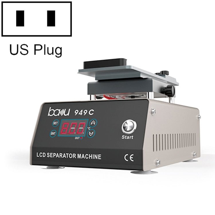 BAKU BA949C Heated 360 - degree Rotating Fast LCD Screen Splitter, BA - 949C US Plug, BA - 949C EU Plug - ORIWHIZ