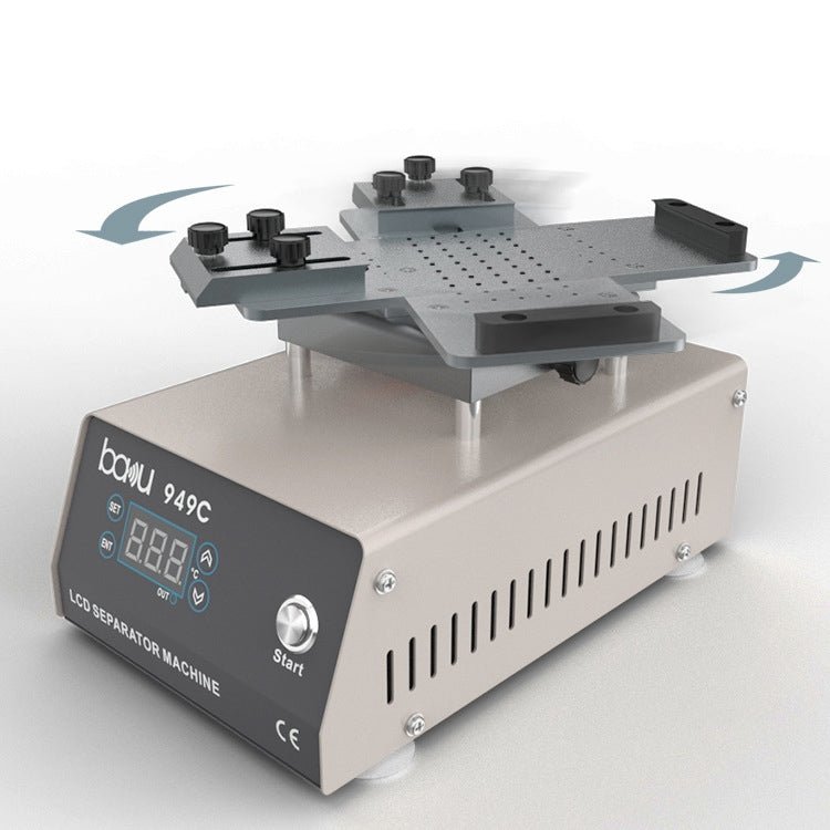 BAKU BA949C Heated 360 - degree Rotating Fast LCD Screen Splitter, BA - 949C US Plug, BA - 949C EU Plug - ORIWHIZ