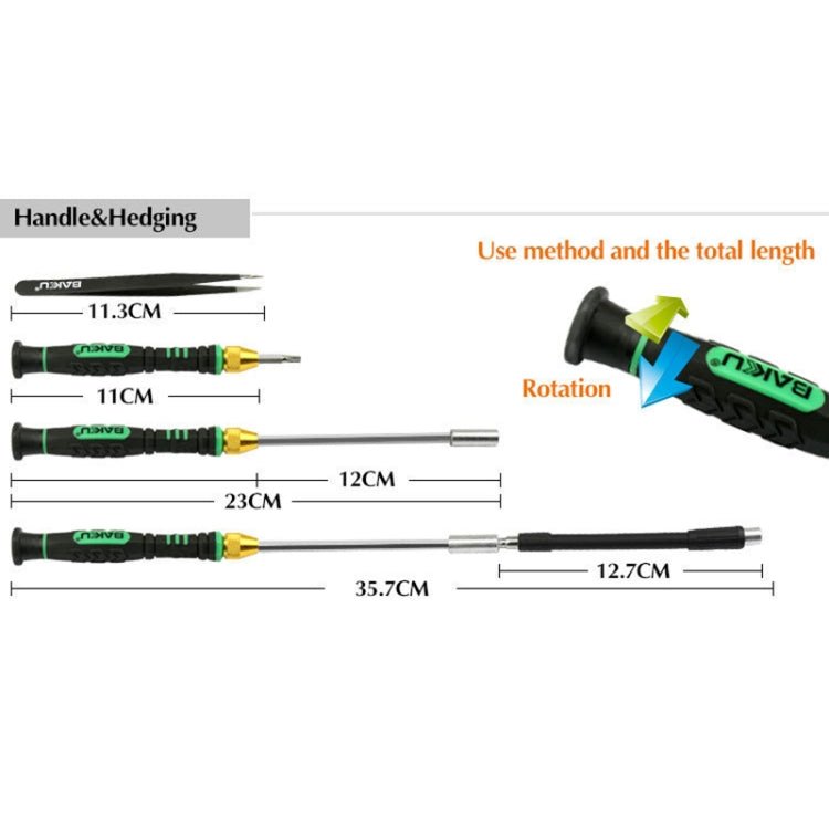 BAKU BK - 3051 51 in 1 Manual Screwdriver Set, BAKU BK - 3051 - ORIWHIZ