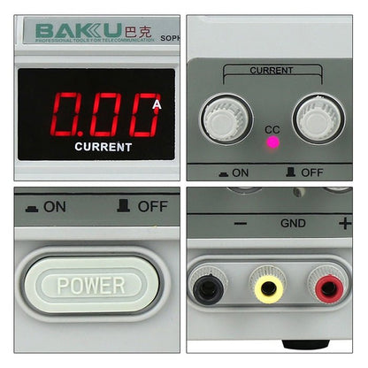 BAKU BK - 305D 220V Switching Multi - Function Variable DC LED Uninterrupted Power Supply Repair Voltmeter Ammeter for Mobile Phone / Laptop, BK - 305D - ORIWHIZ