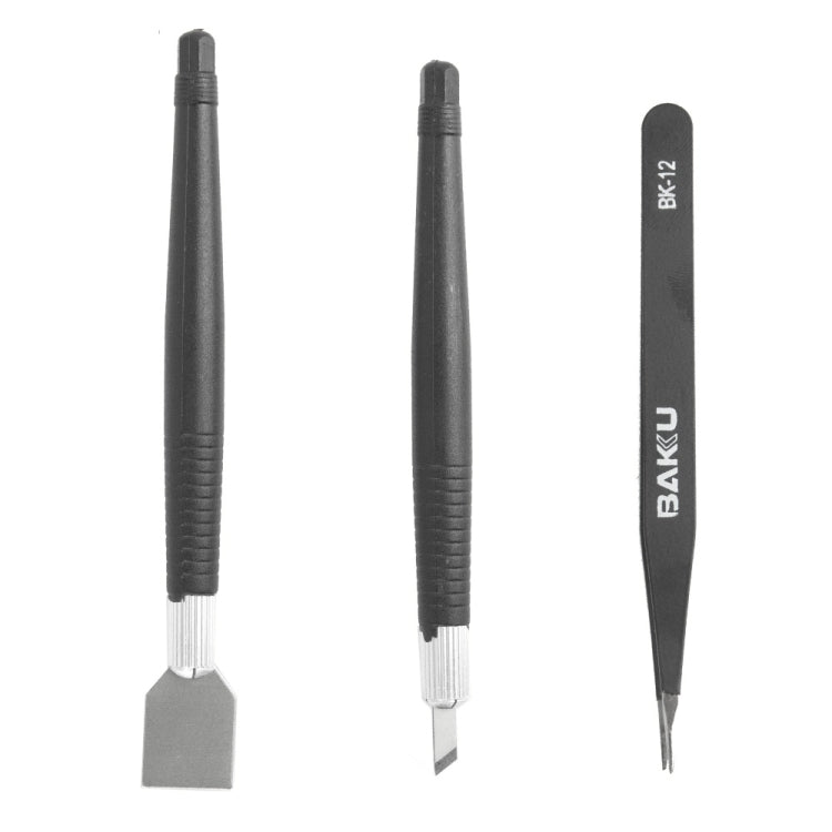 BAKU Solder Slurry Removal Scraper Tweezers Set, BK - 7280 - ORIWHIZ