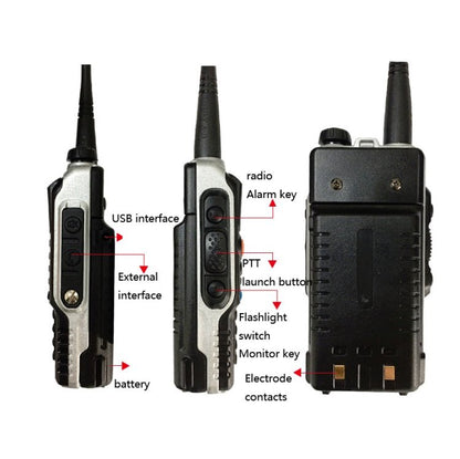 Baofeng BF - B2Plus Outdoor 50km Mini High - power FM Walkie - talkie, AU Plug, EU Plug, US Plug, UK Plug - ORIWHIZBaofengConsumer ElectronicsHandheld Walkie Talkie