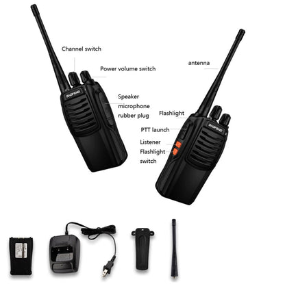 Baofeng BF - C1 1 - 50km Outdoor Car Radio Handheld Walkie - talkie, UK Plug, US Plug, EU Plug - ORIWHIZBaofengConsumer ElectronicsHandheld Walkie Talkie