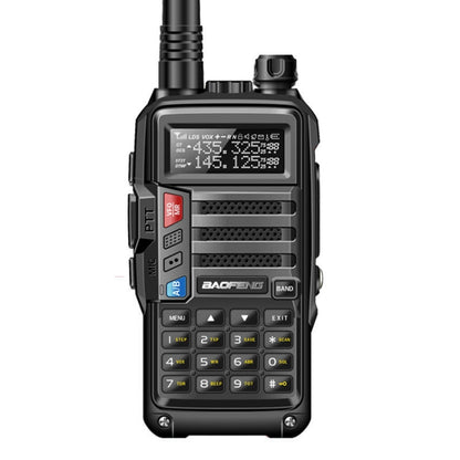 Baofeng BF - UV5R Plus S9 FM Interphone Handheld Walkie Talkie, US Plug, Black, US Plug, Red, US Plug, Silver, US Plug - ORIWHIZBAOFENGConsumer ElectronicsHandheld Walkie Talkie
