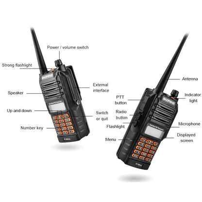 BaoFeng BF - UV9R Plus 10W Waterproof Dual Band Radio Handheld Antenna Walkie Talkie, EU Plug, BF - UV9Rplus EU Plug - ORIWHIZBAOFENGConsumer ElectronicsHandheld Walkie Talkie