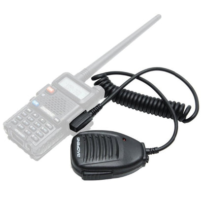 Baofeng Clip - on Speaker Microphone for Walkie Talkies, 3.5mm + 2.5mm Earphone + Mic Plug - ORIWHIZConsumer ElectronicsWalkie TalkieWalkie Talkie Microphones & Headsets
