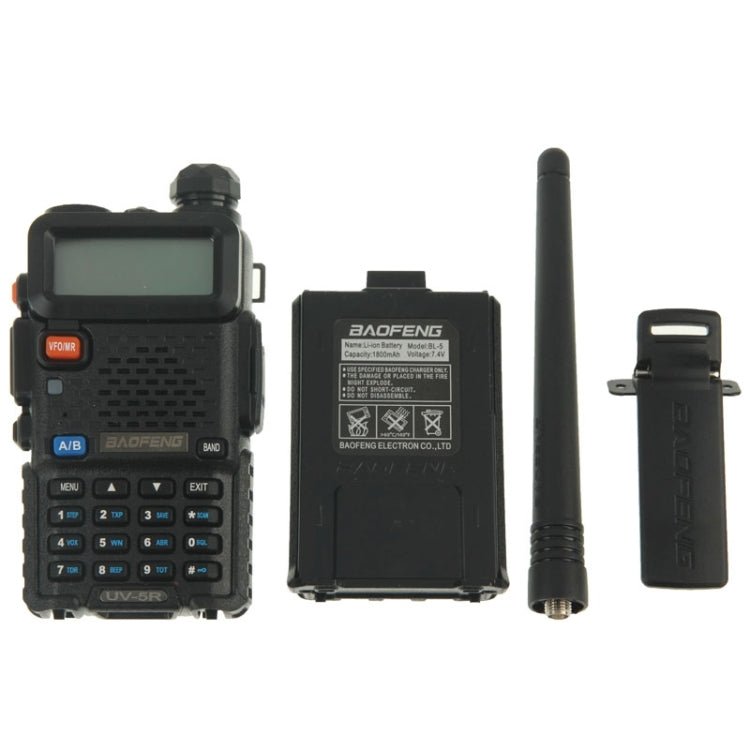 BAOFENG UV - 5R Professional Dual Band Transceiver FM Two Way Radio Walkie Talkie Transmitter - ORIWHIZBAOFENGConsumer ElectronicsHandheld Walkie Talkie