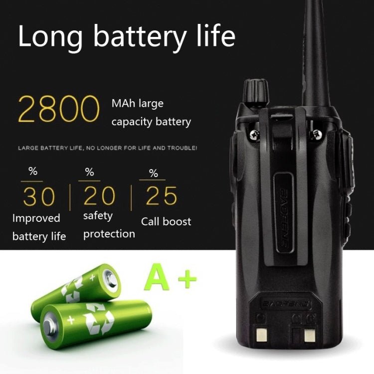 Baofeng UV - 8D 8W High - power Dual - transmit Button Multifunctional Walkie - talkie, AU Plug, EU Plug, US Plug, UK Plug - ORIWHIZBaofengConsumer ElectronicsHandheld Walkie Talkie