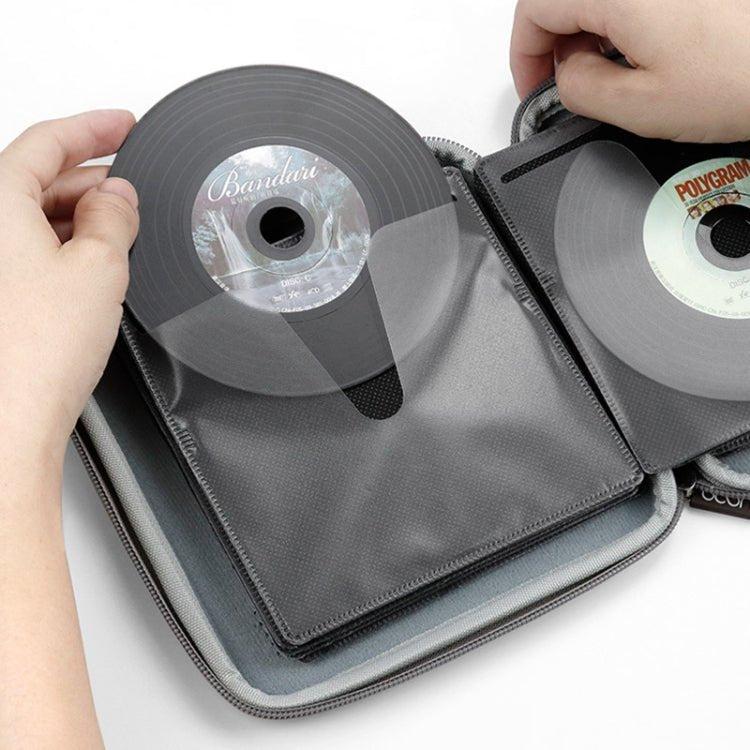 Baona BN - F021 Car Home DVD CD Storage Bag Game CD Storage Bag For PS4, Grey, Black - ORIWHIZBaonaSony AccessoriesSony Accessories Bags