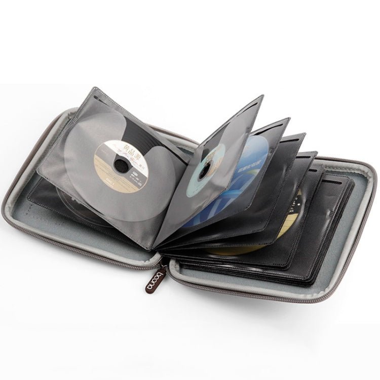 Baona BN - F021 Car Home DVD CD Storage Bag Game CD Storage Bag For PS4, Grey, Black - ORIWHIZBaonaSony AccessoriesSony Accessories Bags