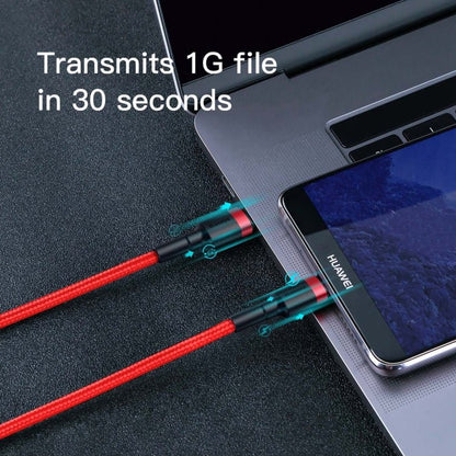 Baseus CATKLF - H09 Cafule Series USB - C / Type - C PD 2.0 60W Flash Charge Cable, Cable Length: 2m - ORIWHIZ