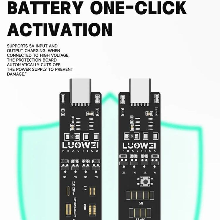 Battery Activation Plate, LUOWEI LW - B01 For Android, LUOWEI LW - B02 For Apple - ORIWHIZ