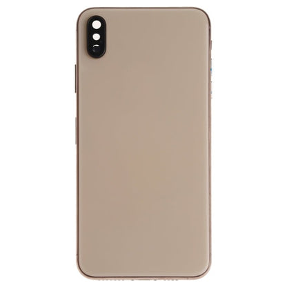Battery Back Cover Assembly (with Side Keys & Speaker Ringer Buzzer & Motor & Camera Lens & Card Tray & Power Button + Volume Button + Charging Port + Signal Flex Cable & Wireless Charging Module) for iPhone XS, For iPhone XS (Full Assembly) - ORIWHIZ