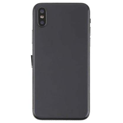 Battery Back Cover Assembly with Side Keys & Vibrator & Speaker Ringer Buzzer & Power Button + Volume Button Flex Cable & Card Tray & Battery Adhesive for iPhone X, For iPhone X - ORIWHIZ