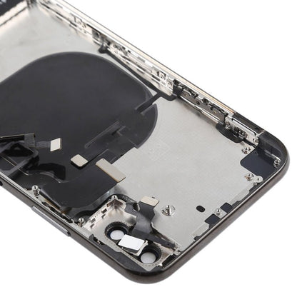 Battery Back Cover Assembly with Side Keys & Vibrator & Speaker Ringer Buzzer & Power Button + Volume Button Flex Cable & Card Tray & Battery Adhesive for iPhone X, For iPhone X - ORIWHIZ