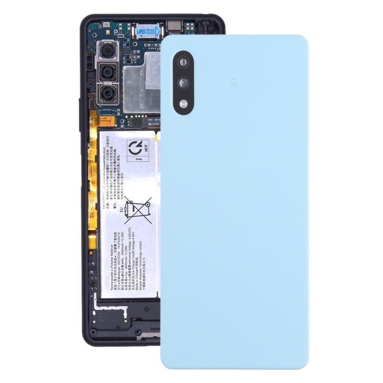 Battery Back Cover with Camera Lens Cover for Sony Xperia Ace II SO - 41B, For Sony Xperia Ace II - ORIWHIZ