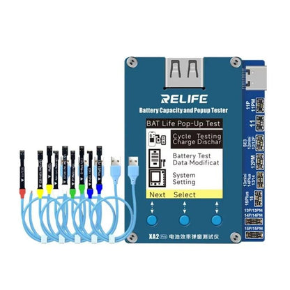 Battery Health Rate Tester No External Cable Battery Efficiency Popup Tester, RELIFE XA2 Pro - ORIWHIZ