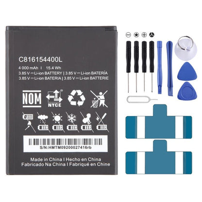 Battery Replacement, For BLU C816154400L 4000mAh - ORIWHIZ