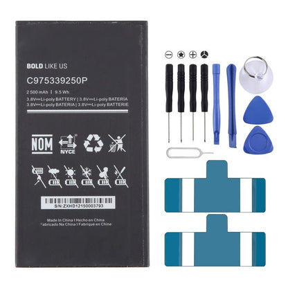 Battery Replacement, For BLU G71 G0430WW C976447500L 5000mAh, For BLU Dash X Plus LTE D0030UU C975339250P 2500mAh, For BLU C906646400L 4000mAh - ORIWHIZ
