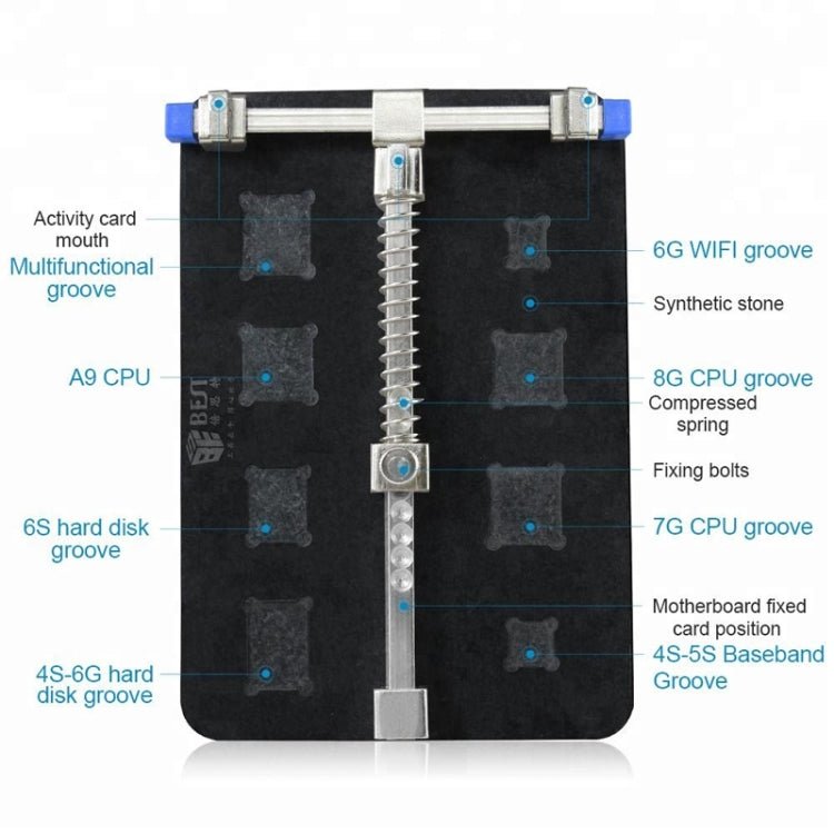 BEST - 001E DIY FIX Stainless Steel Circuit Board PCB Holder Fixture Work Station for Chip Repair tools, BEST - 001E - ORIWHIZ