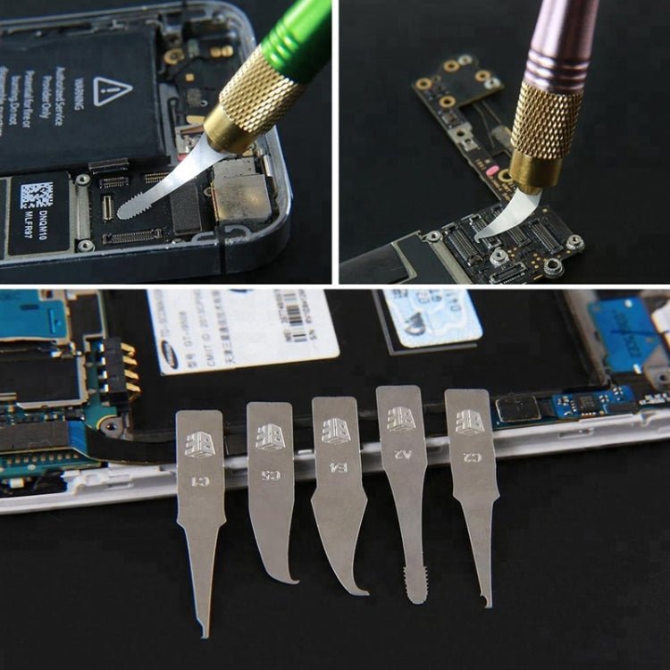 BEST - 69A 27 PCS/Set Cutting Knife CPU Repairing tools, 69A Cutting Knife - ORIWHIZ