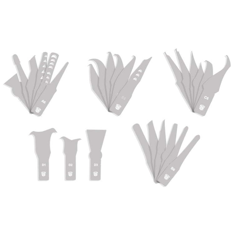 BEST - 69A 27 PCS/Set Cutting Knife CPU Repairing tools, 69A Cutting Knife - ORIWHIZ