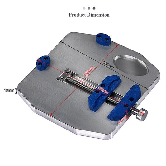BEST BST - 001L Aluminum Alloy Universal Motherboard PCB IC Chip Holder Fixture, BEST BST - 001L - ORIWHIZ