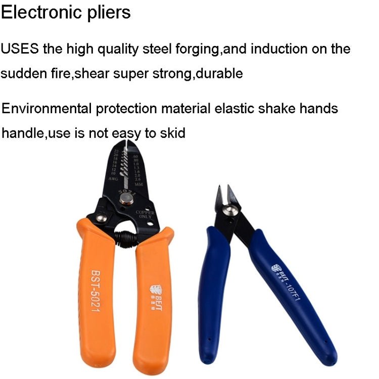 BEST BST - 113 16 in 1 Household Profession Multi - purpose Repair Tool Set for Laptop, BST - 113 - ORIWHIZ