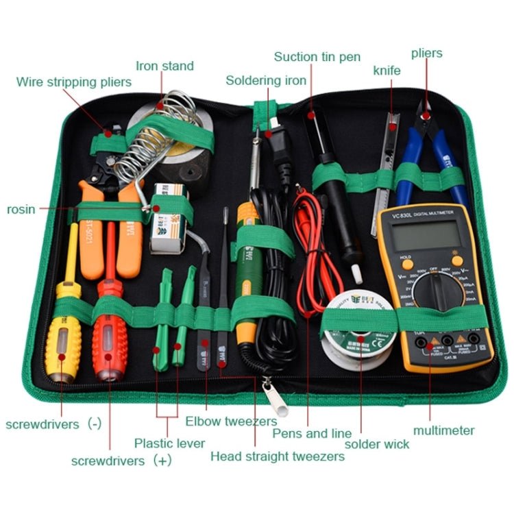 BEST BST - 113 16 in 1 Household Profession Multi - purpose Repair Tool Set for Laptop, BST - 113 - ORIWHIZ
