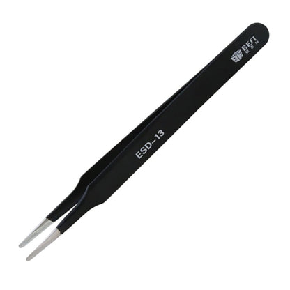BEST BST - 13 Precision Anti - static ESD Stainless Steel Tweezers, BST - 13 - ORIWHIZ