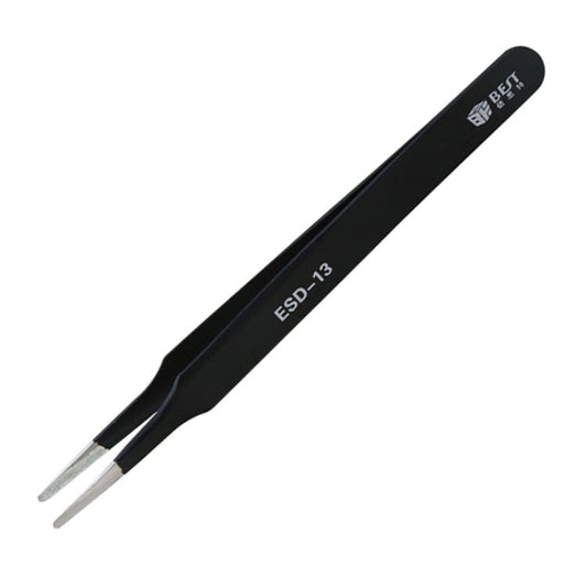 BEST BST - 13 Precision Anti - static ESD Stainless Steel Tweezers, BST - 13 - ORIWHIZ