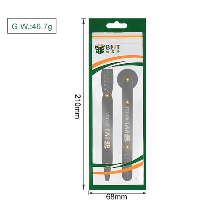 BEST BST - 211A/B Universal Mobile Phone Repair Opener Tool Metal Disassemble Crowbar Metal Steel Pry Tool Set, 211A/B Crowbar - ORIWHIZ