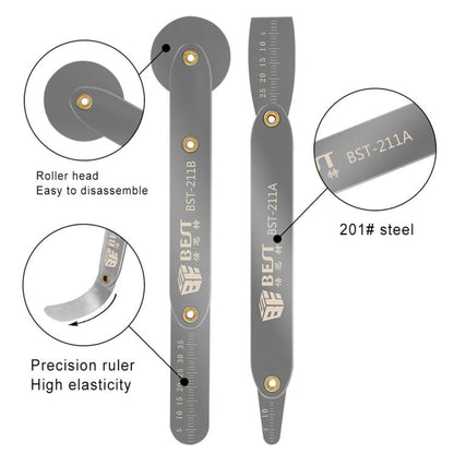BEST BST - 211A/B Universal Mobile Phone Repair Opener Tool Metal Disassemble Crowbar Metal Steel Pry Tool Set, 211A/B Crowbar - ORIWHIZ