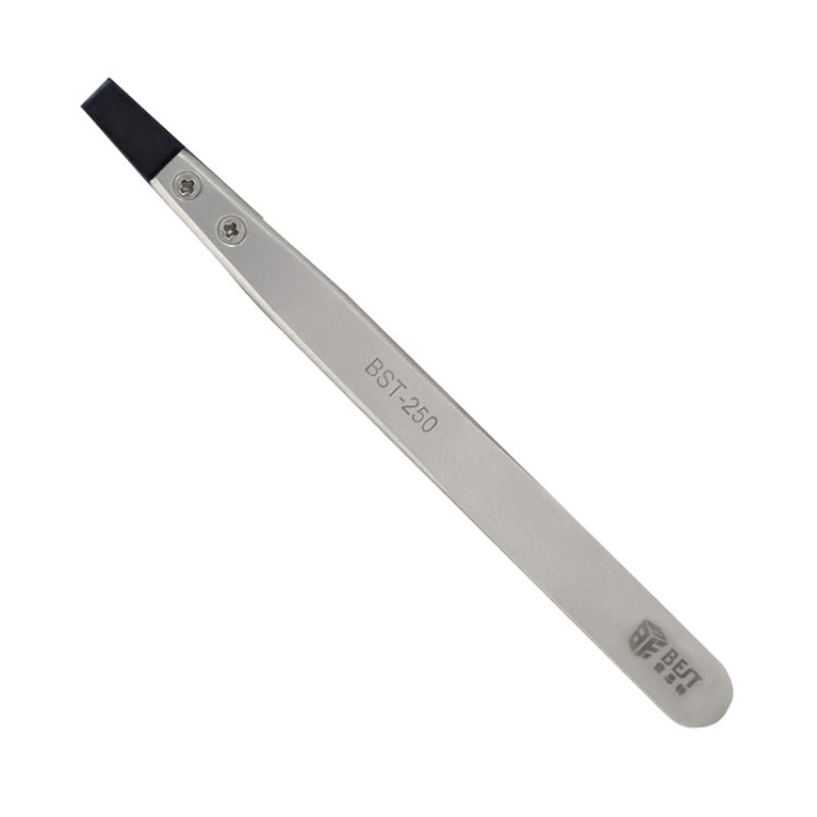 BEST BST - 250 Stainless Steel Snti Static Tweezer, BST - 250 - ORIWHIZ
