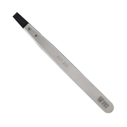 BEST BST - 250 Stainless Steel Snti Static Tweezer, BST - 250 - ORIWHIZ