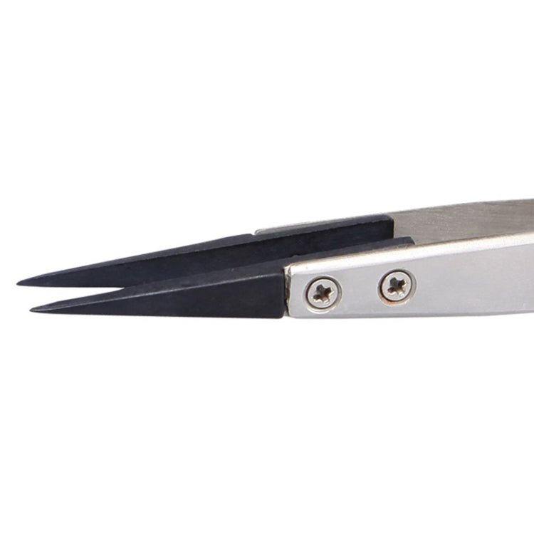 BEST BST - 259 Stainless Steel Snti Static Tweezer, BST - 259 - ORIWHIZ