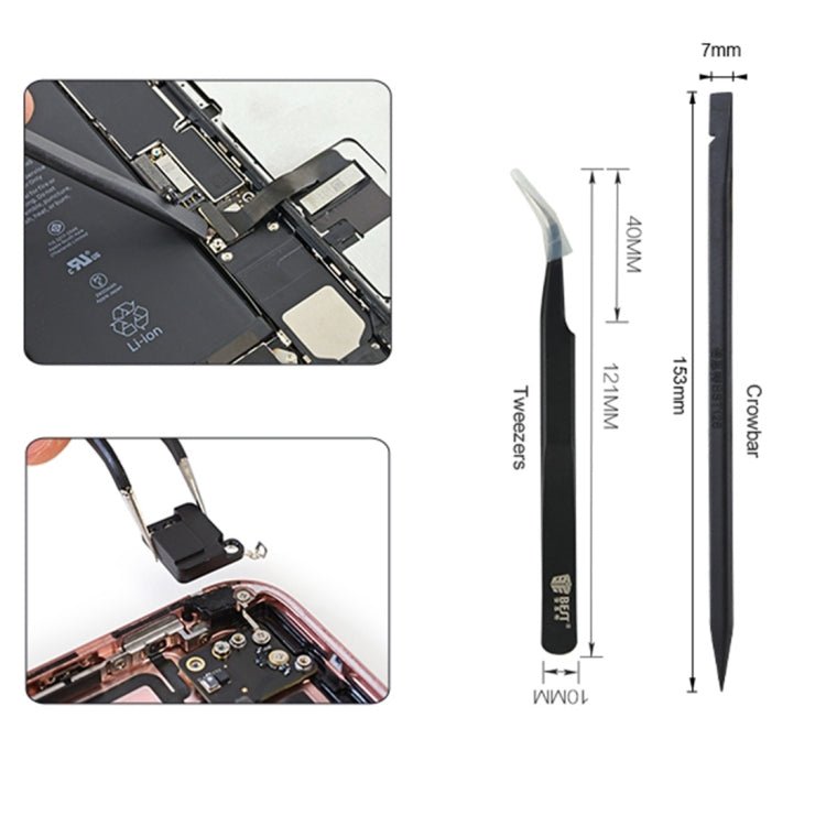 BEST BST - 500 12 in 1 Multifunctional Precision And Convenient Quick Disassembly Tool Kit For iPhone, BST - 500 - ORIWHIZ