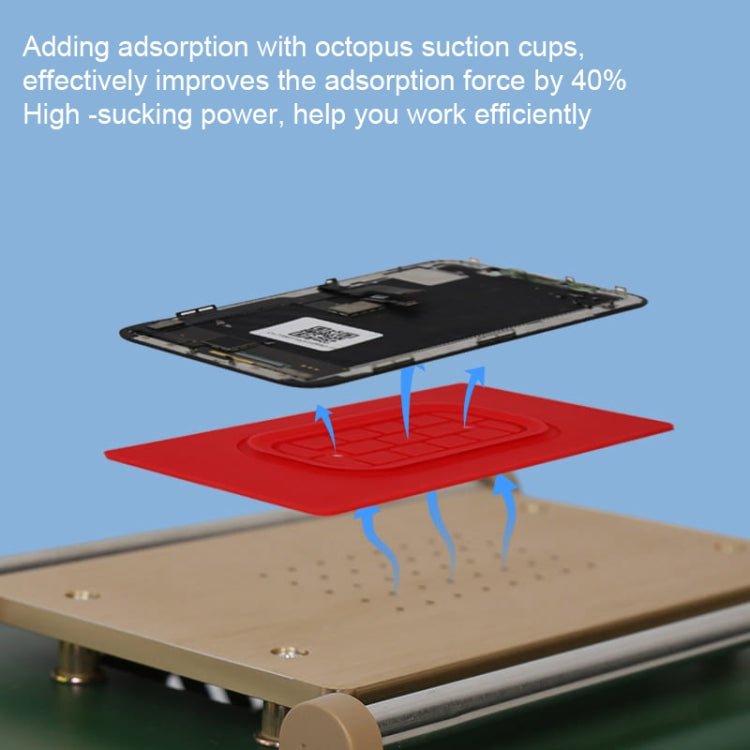 BEST S - 2000 7 inch Non - slip Silicone Suction Pad for Vacuum Separator - ORIWHIZ