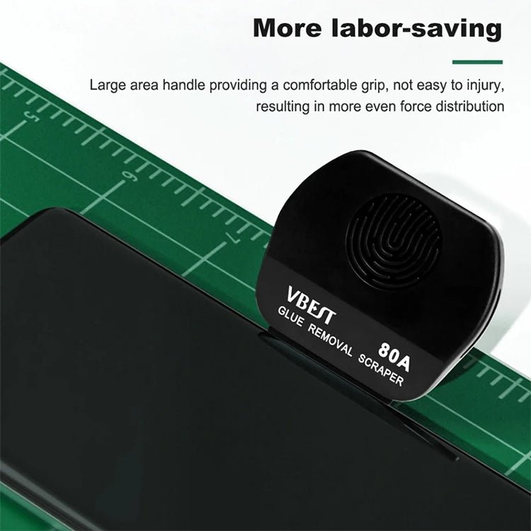 BEST VBST - 80A 8 in 1 Stainless Steel Multipurpose Magnetic Double - sided Glue Removal Scraper Set - ORIWHIZ