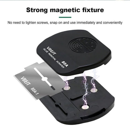 BEST VBST - 80A 8 in 1 Stainless Steel Multipurpose Magnetic Double - sided Glue Removal Scraper Set - ORIWHIZ