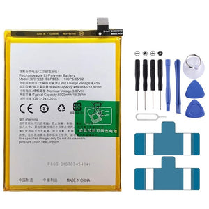 BLP855 4500 mAh Li - Polymer Battery Replacement For OPPO Reno6 Pro 5G / K9 Pro, BLP783, BLP781, BLP779, BLP789, BLP787, BLP797, BLP755 For OPPO K7x, BLP791, BLP811, BLP817, BLP863, BLP825, BLP855, BLP839, BLP819, BLP835, BLP805, BLP851, BLP831 - ORIWHIZ